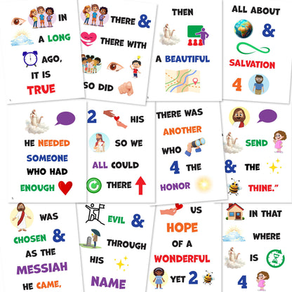 I Lived In Heaven - LDS Singing Time Flipchart for Primary Come, Follow Me (Digital Download)