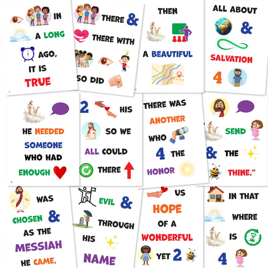 I Lived In Heaven - LDS Singing Time Flipchart for Primary Come, Follow Me (Digital Download)