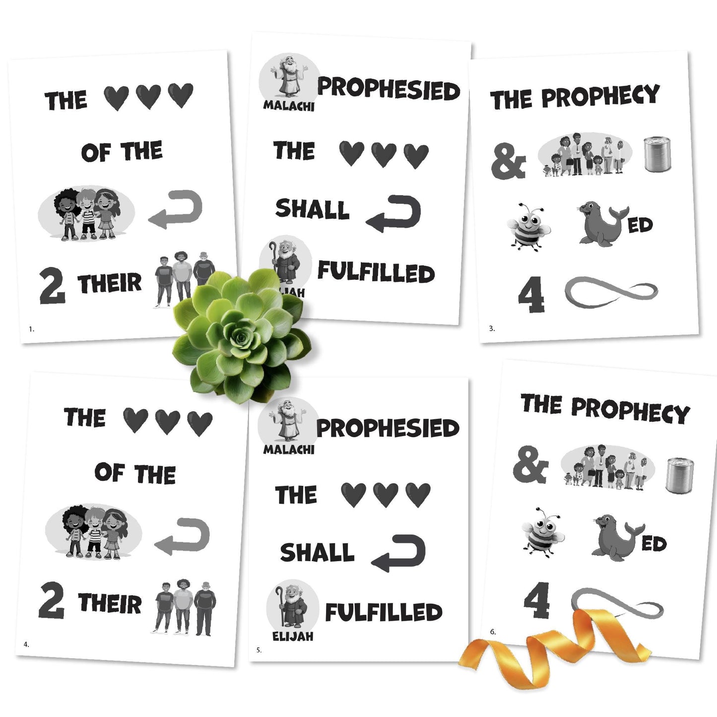 The Hearts of the Children - LDS Singing Time Flipchart for Primary Come, Follow Me (Digital Download)