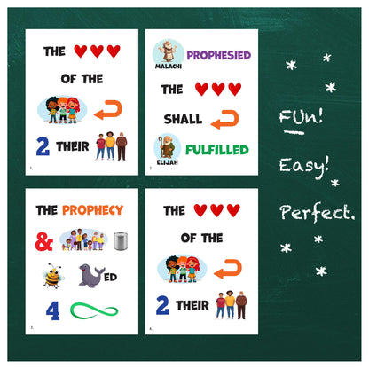 The Hearts of the Children - LDS Singing Time Flipchart for Primary Come, Follow Me (Digital Download)