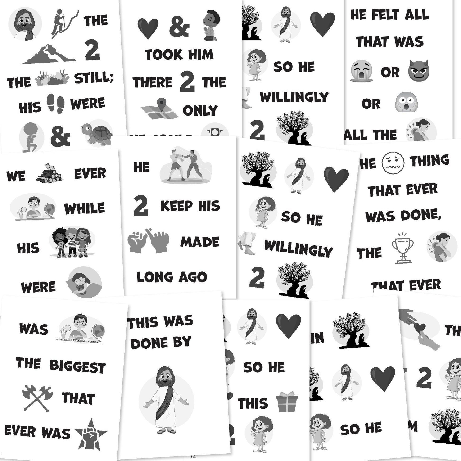 Gethsemane - LDS Singing Time Flipchart for Primary Come, Follow Me (Digital Download)