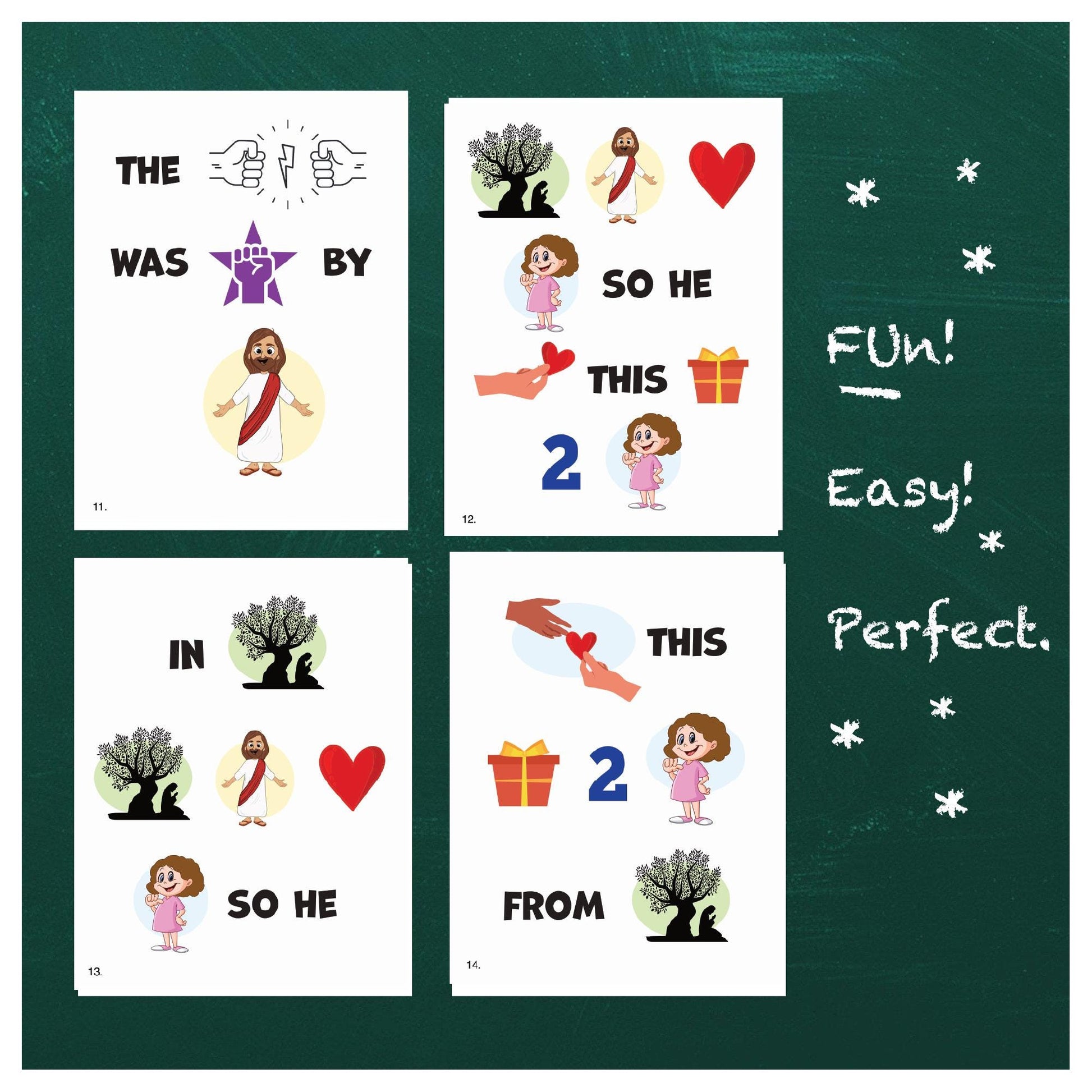 Gethsemane - LDS Singing Time Flipchart for Primary Come, Follow Me (Digital Download)