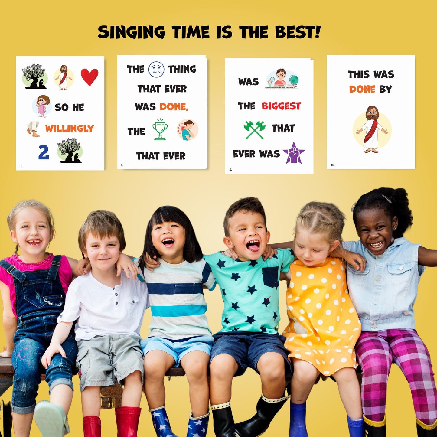 Gethsemane - LDS Singing Time Flipchart for Primary Come, Follow Me (Digital Download)