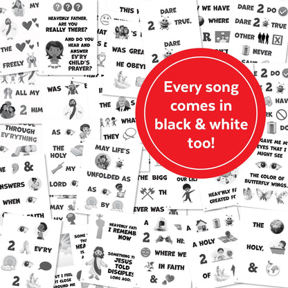 2026 LDS Primary Song Bundle | Printable Digital Download | 24 Songs | Singing Time | Old Testament | Family Home Evening (PDF & JPG)