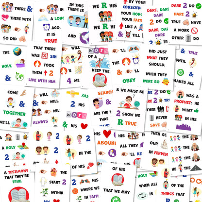 2026 LDS Primary Song Bundle | Printable Digital Download | 24 Songs | Singing Time | Old Testament | Family Home Evening (PDF & JPG)