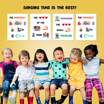 The Hearts of the Children - LDS Singing Time Flipchart for Primary Come, Follow Me (Digital Download)