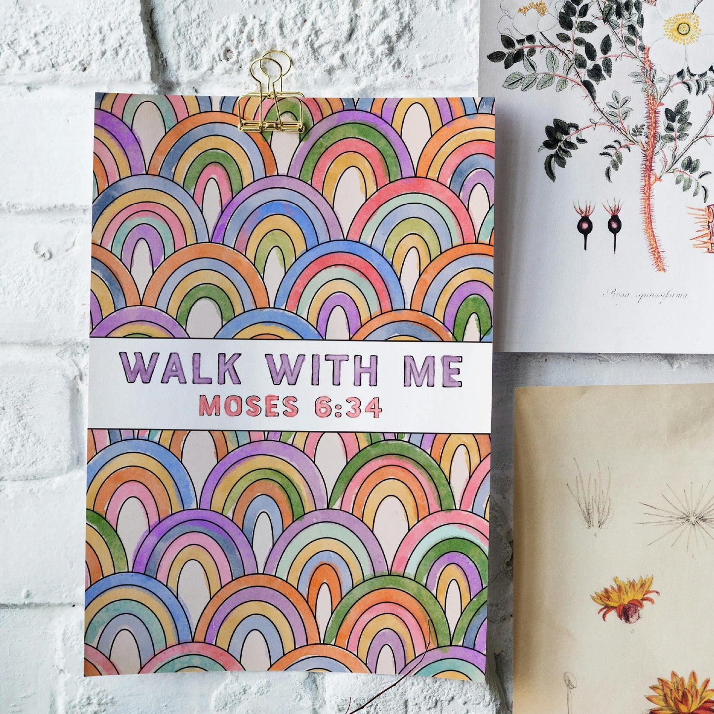 Walk With Me Coloring Template: 2026 LDS Young Women Craft (PDF)