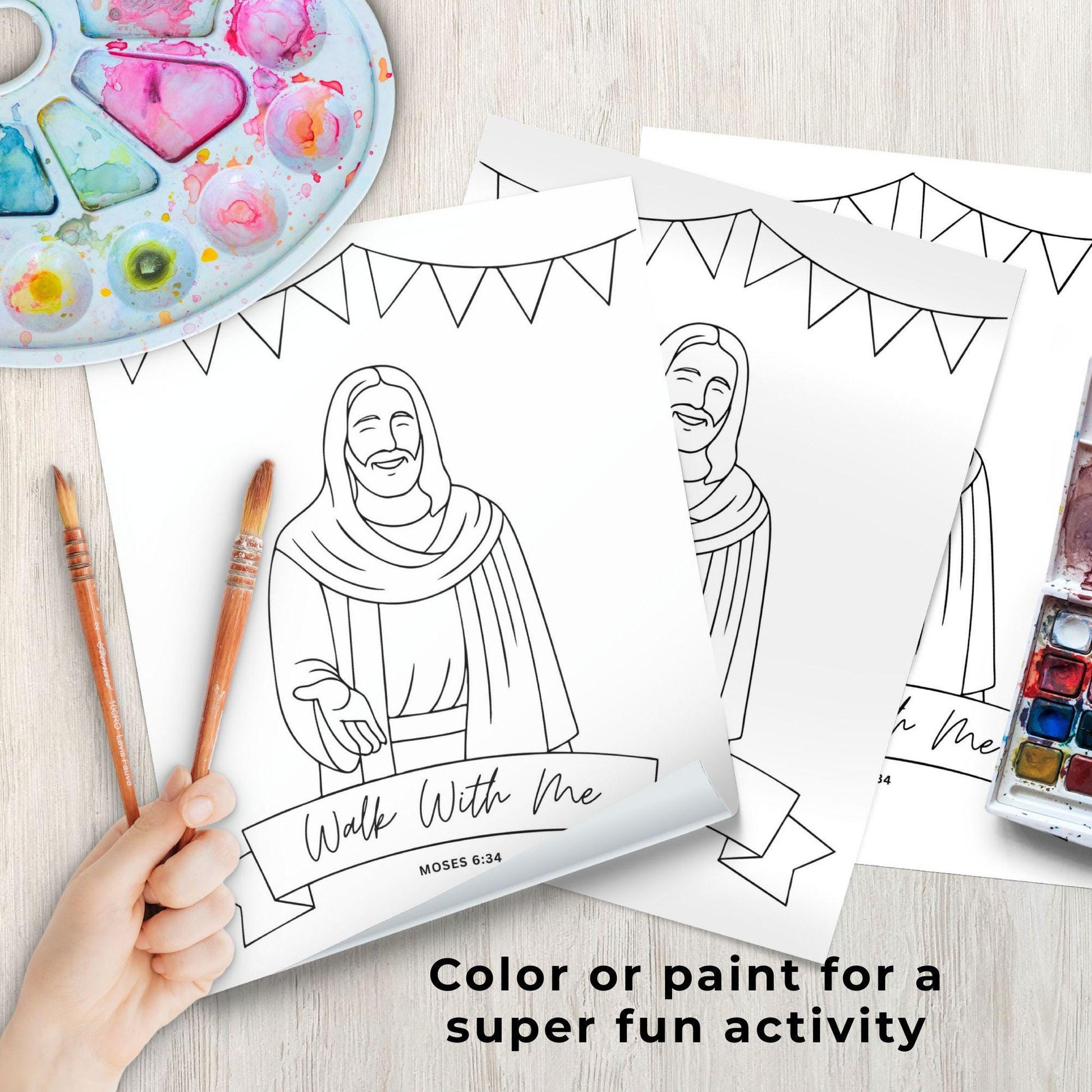 2026 LDS Young Women Walk With Me Printable | English + Editable Canva Template for Any Language | YW Theme Digital Download