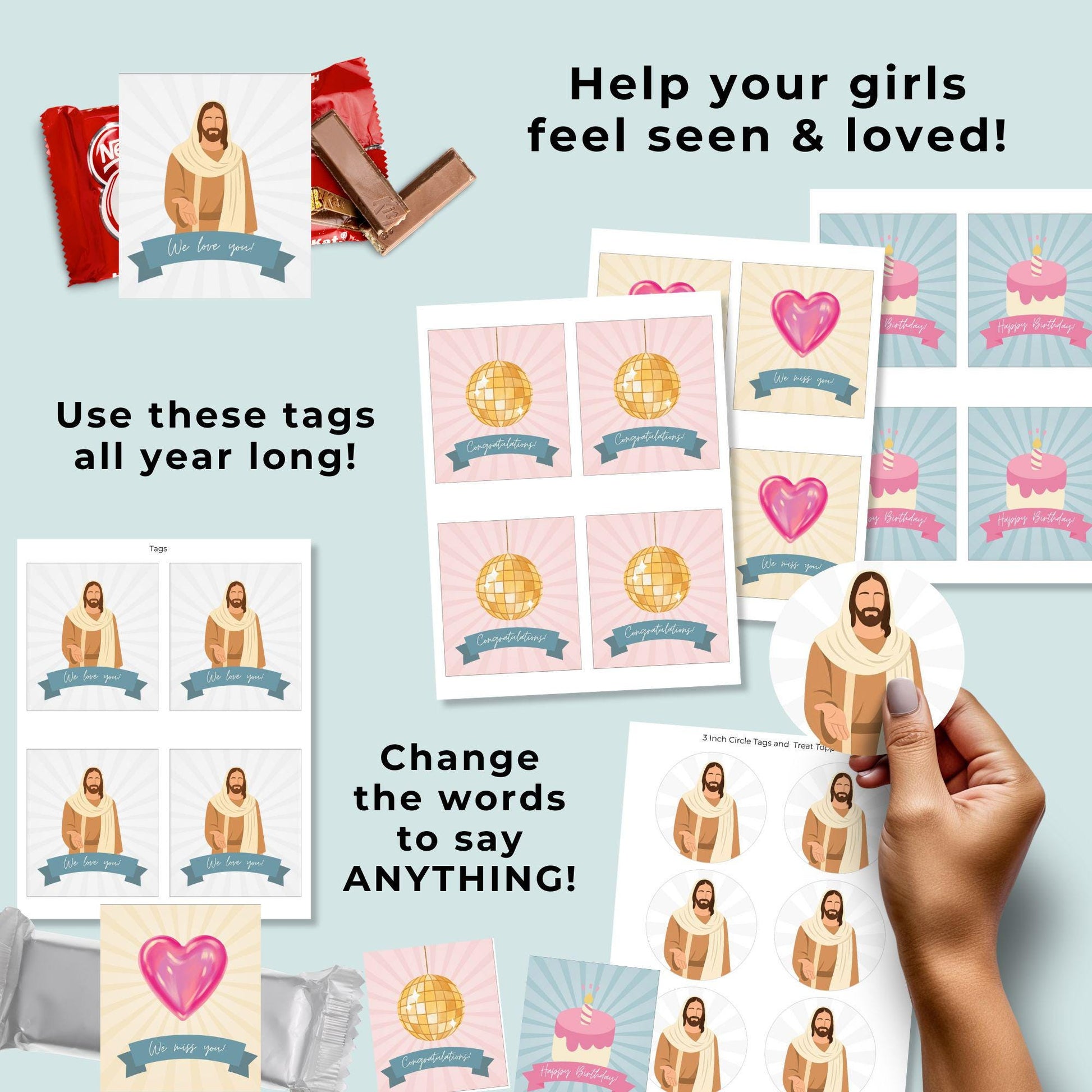 2026 LDS Young Women Walk With Me Printable | English + Editable Canva Template for Any Language | YW Theme Digital Download