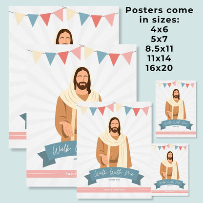 2026 LDS Young Women Walk With Me Printable | English + Editable Canva Template for Any Language | YW Theme Digital Download