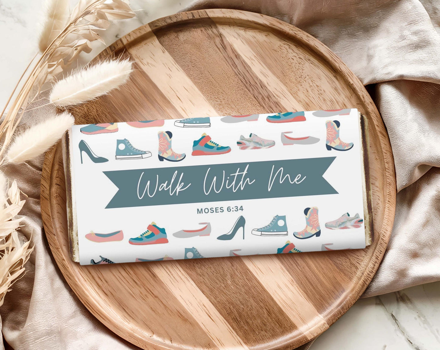 2026 LDS Youth Chocolate Bar Wrapper - Walk With Me Young Women Theme Gift - Editable