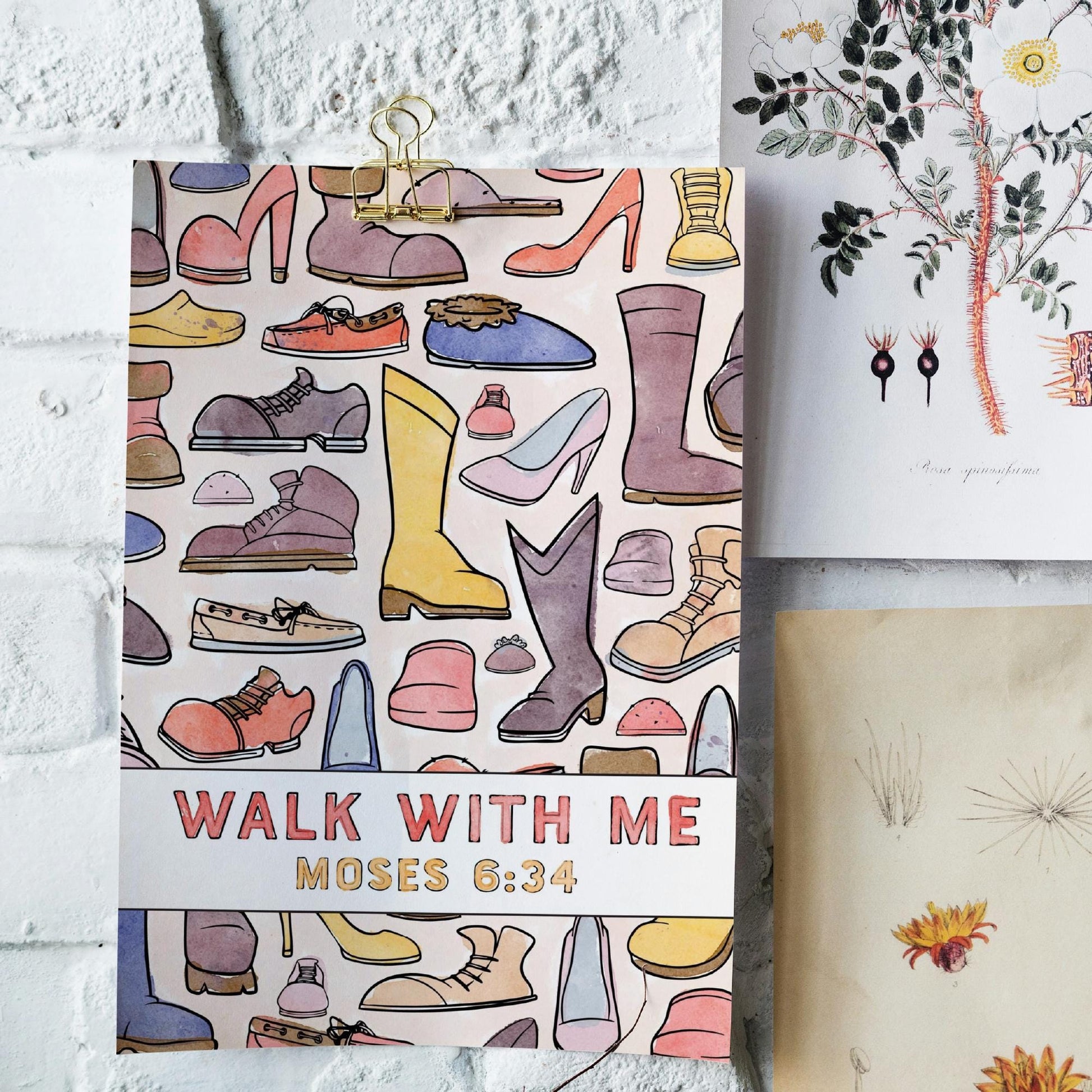 Walk With Me Coloring Template: 2026 LDS Young Women Craft (PDF)