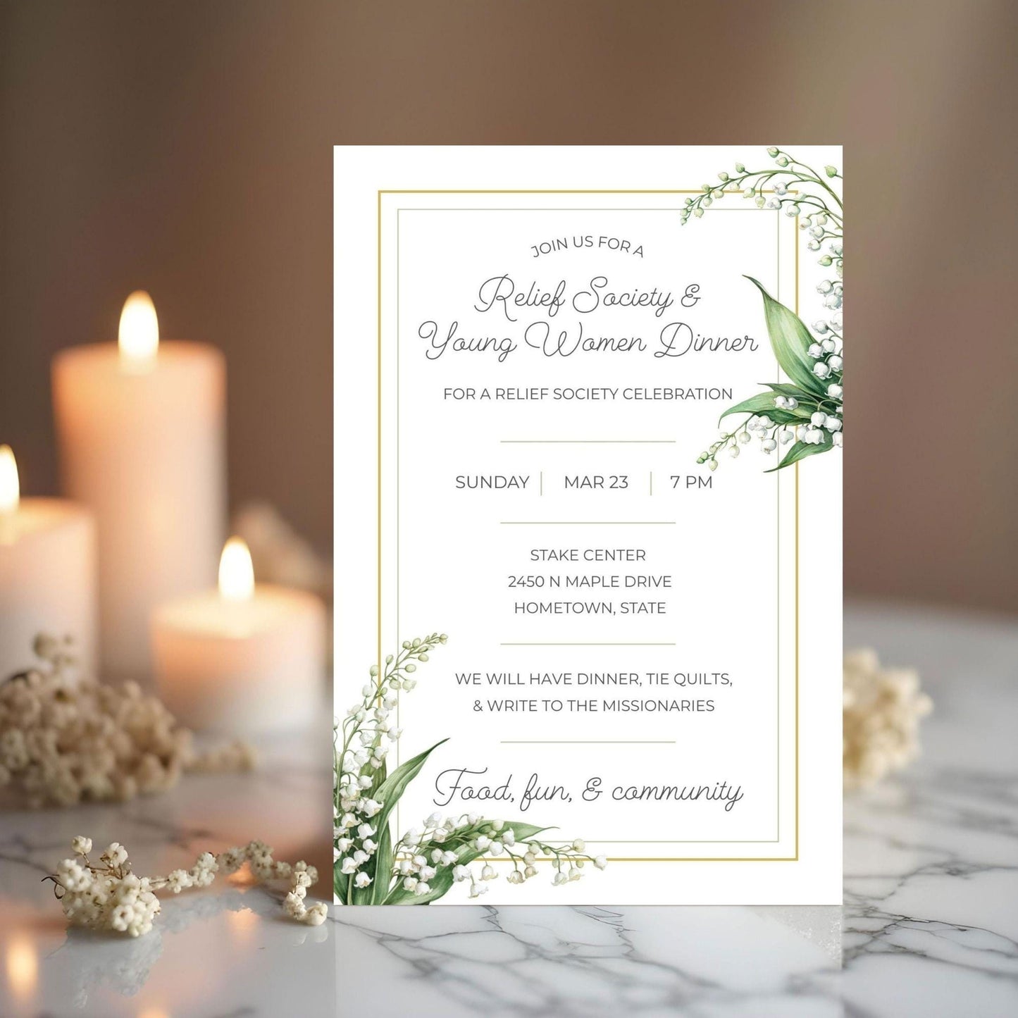 2026 LDS Invitations | Editable Walk With Me Template | Perfect for Youth Events and Gatherings | Canva Template