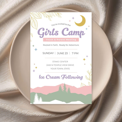 2026 LDS Invitations | Editable Walk With Me Template | Perfect for Youth Events and Gatherings | Canva Template