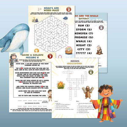 Old Testament Escape Room: Journey Through Time (Printable), Fun Bible Adventure Activity