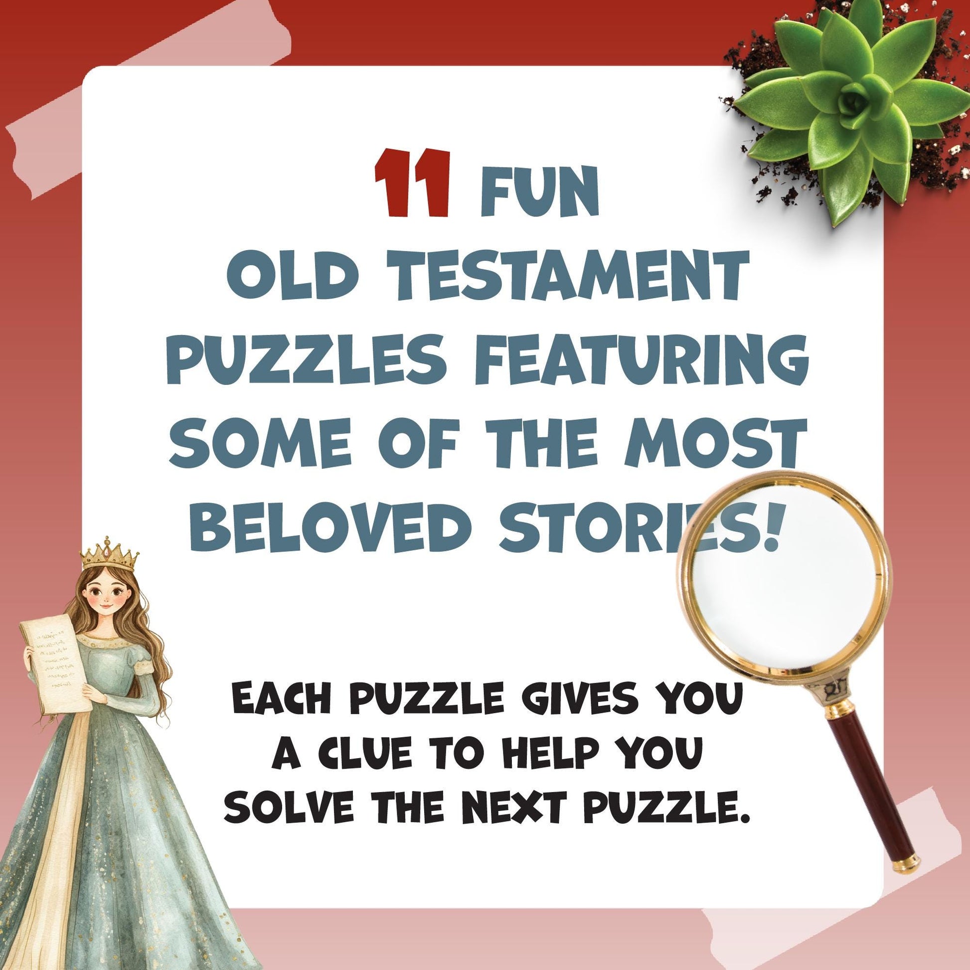 Old Testament Escape Room: Journey Through Time (Printable), Fun Bible Adventure Activity