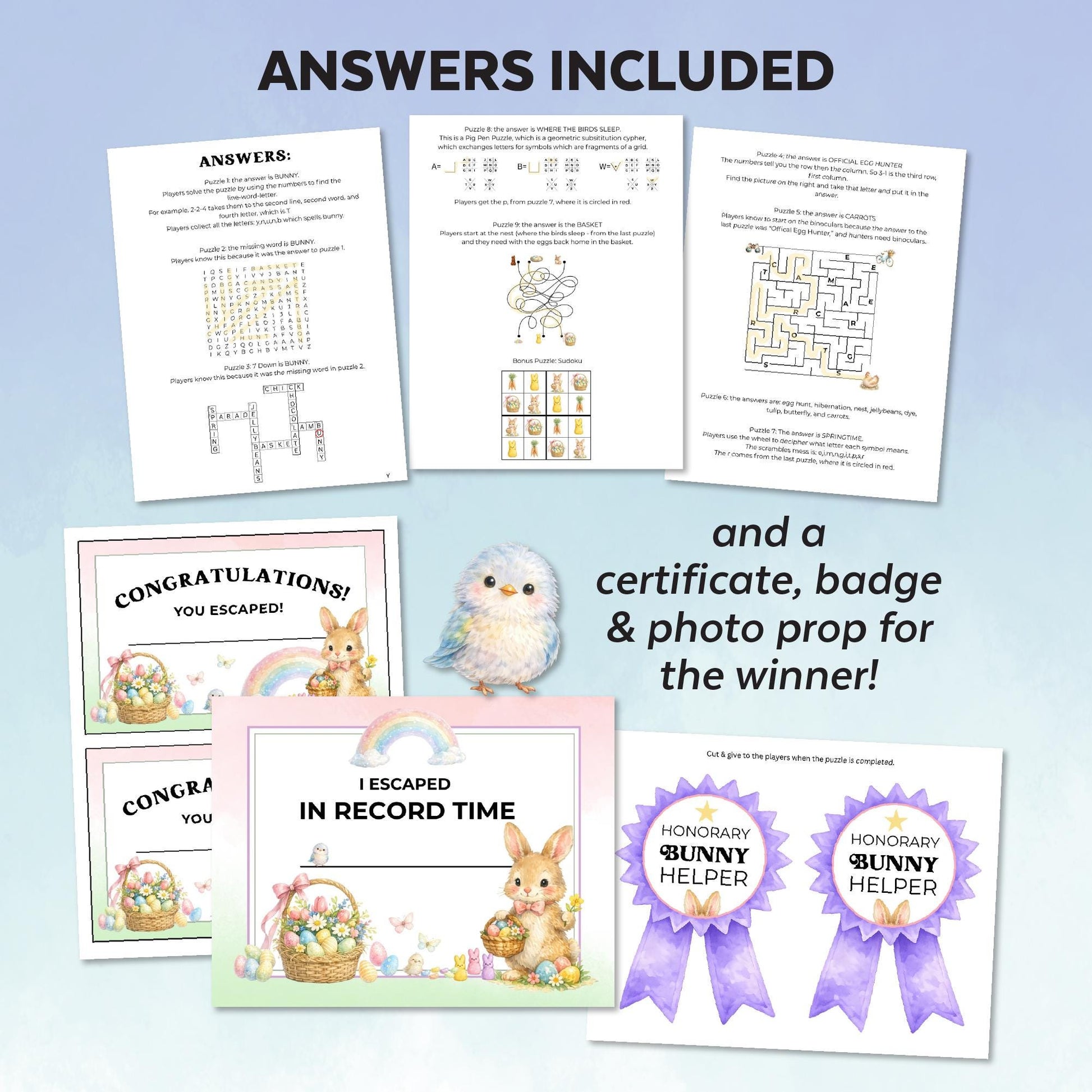 Easter Escape Room: The Great Egg Escape (Printable), Fun Activities For Kids