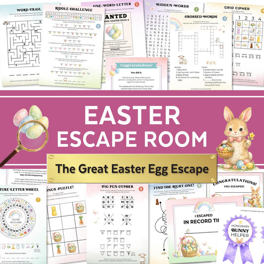 Easter Escape Room: The Great Egg Escape (Printable), Fun Activities For Kids