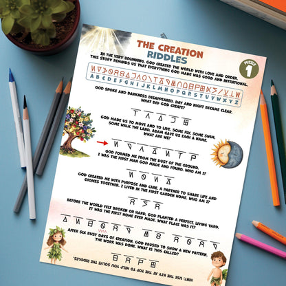 Old Testament Escape Room: Journey Through Time (Printable), Fun Bible Adventure Activity