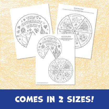 The Covenant Path Activity Wheel - LDS Primary Craft (PDF)