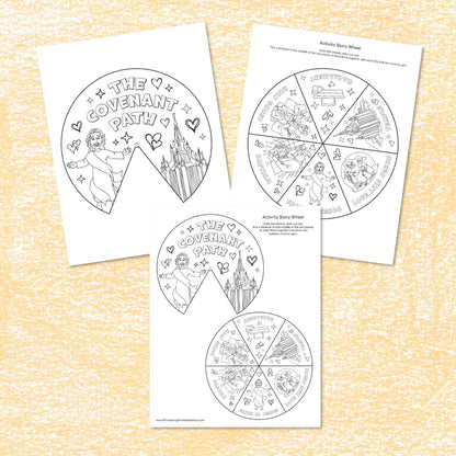 The Covenant Path Activity Wheel - LDS Primary Craft (PDF)