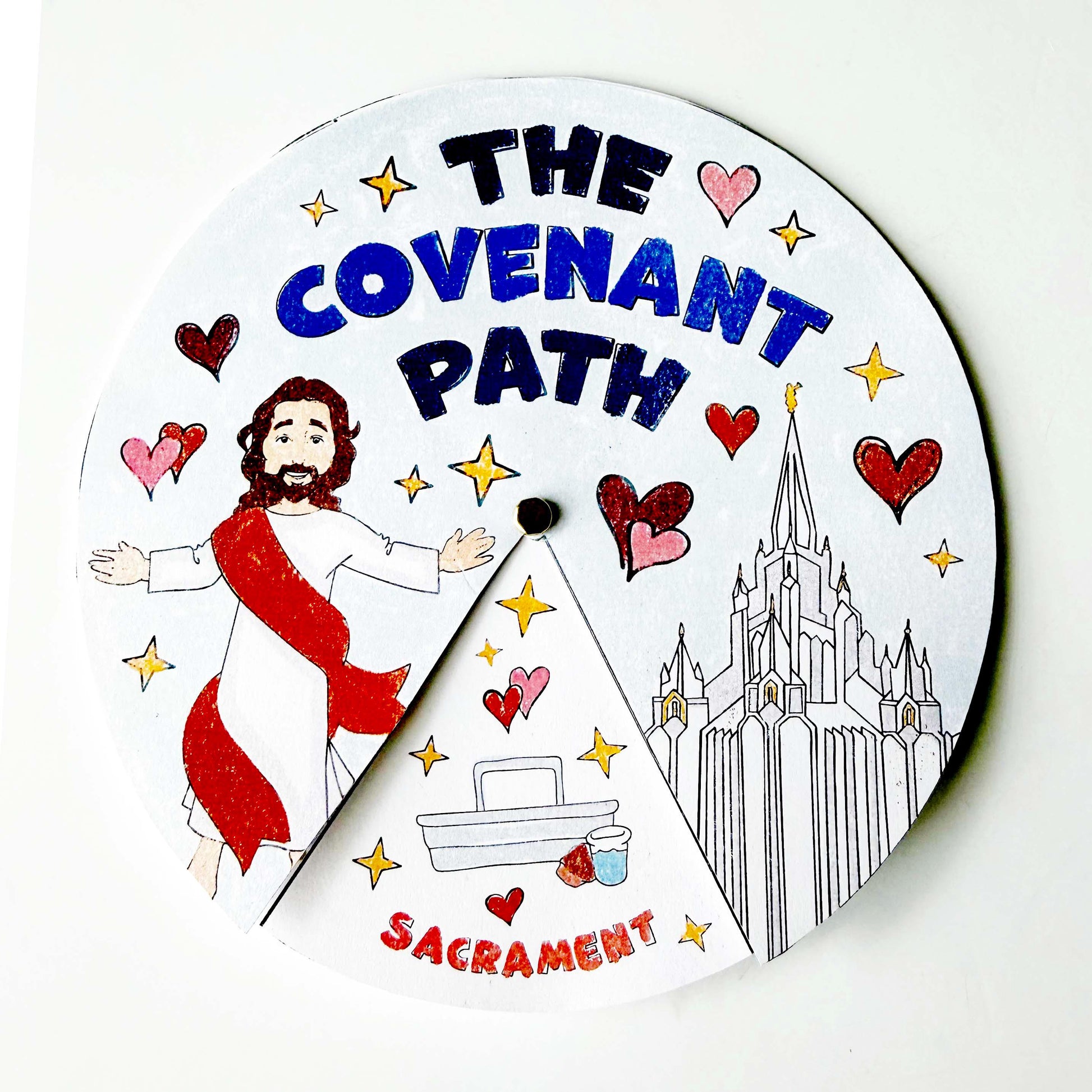 The Covenant Path Activity Wheel - LDS Primary Craft (PDF)