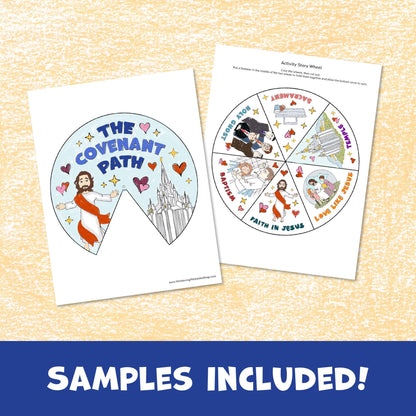 The Covenant Path Activity Wheel - LDS Primary Craft (PDF)