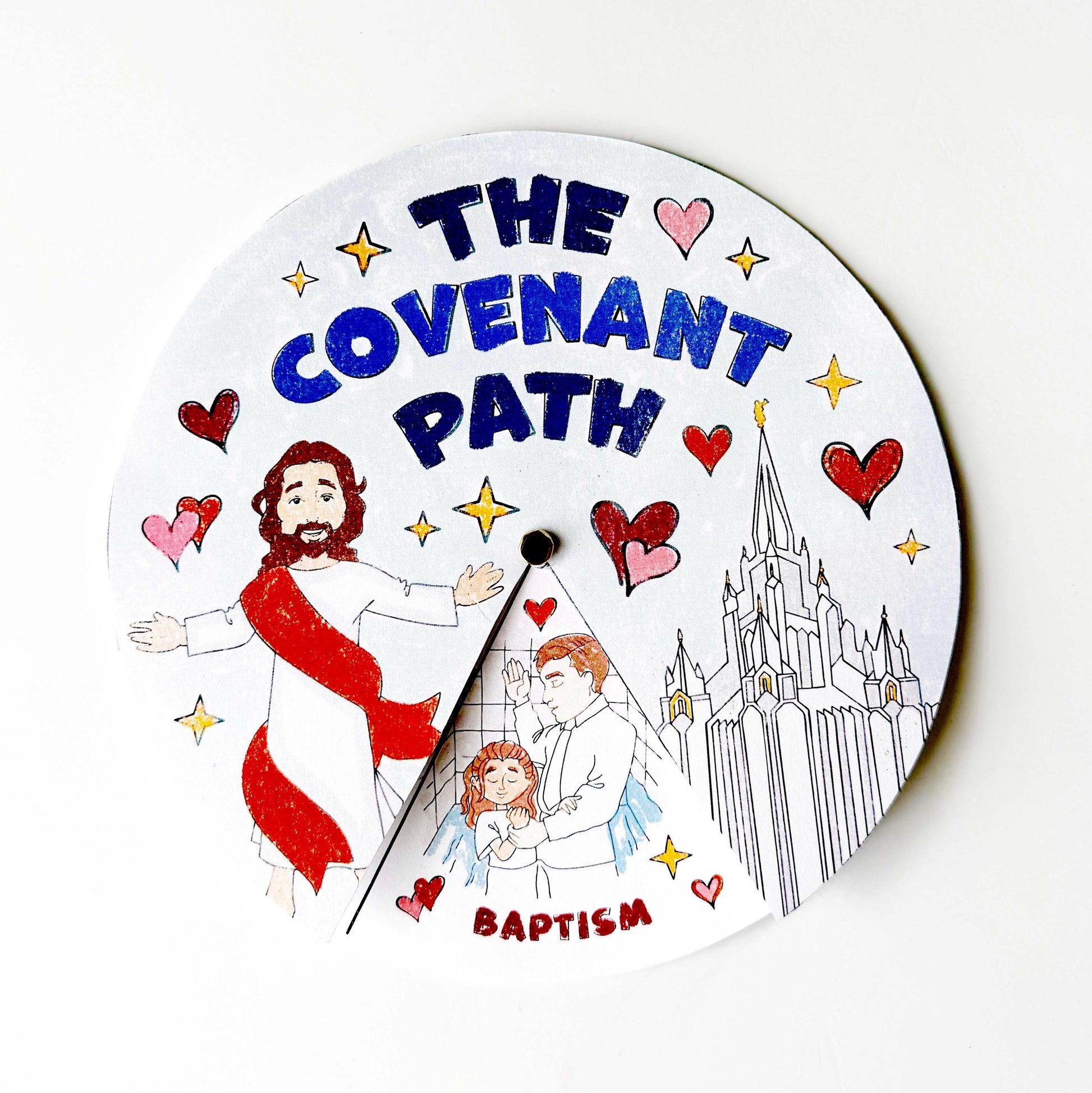 The Covenant Path Activity Wheel - LDS Primary Craft (PDF)