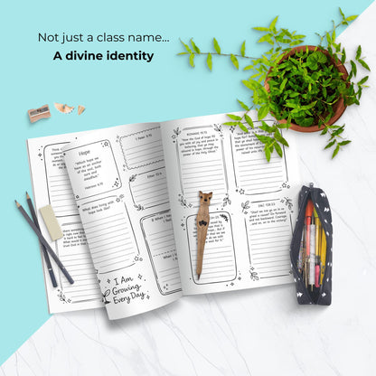 Messenger of Hope LDS printable booklet, Young Women class name meaning activity, scripture study journal pages, teen girls gospel identity lesson, church printable workbook