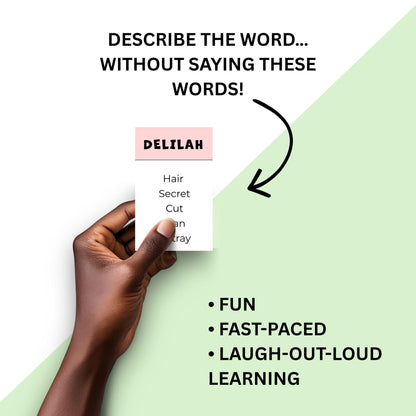 Old Testament Forbidden Words Game: Fun Bible Trivia for Youth Groups, Printable Activity Cards, Taboo