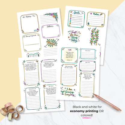 Builder of Faith Printable Workbook, LDS Young Women Lesson Activity, 2026 Class Name Study Guide, YW Journal, No Prep Church Lesson