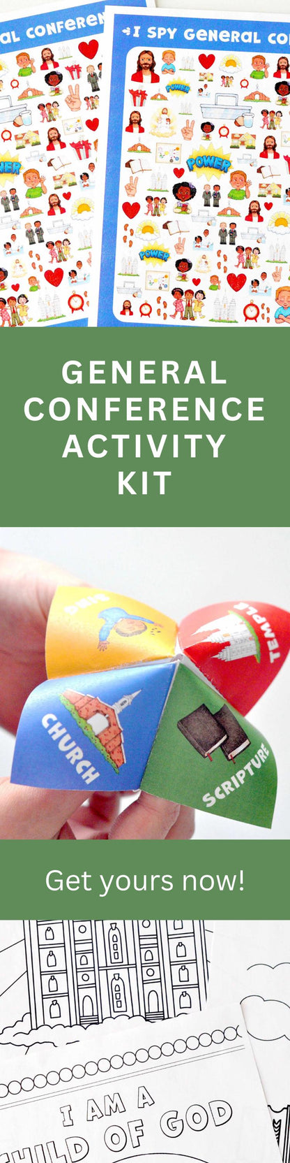 LDS General Conference Activities Kids – Printable Coloring Pages & Games