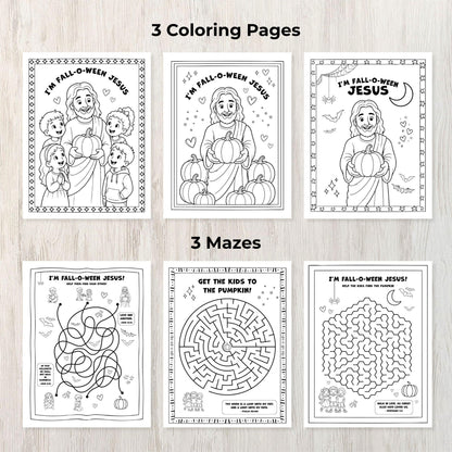 Jesus Coloring Pages Collection Bible Activities For Kids Christian Fall Games Bundle Sunday School Printable Resources Faith Based Learning Materials Homeschool Curriculum Set Children Ministry Tools Instant Download Activity Pages