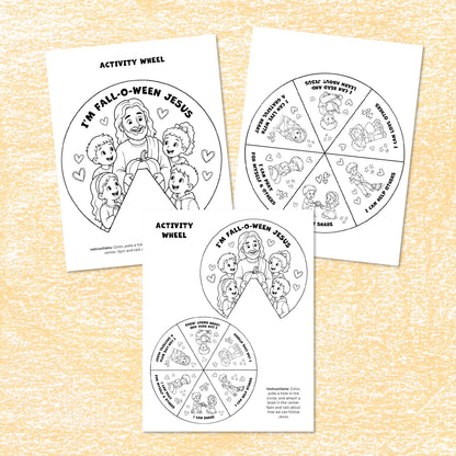 Christian Craft For Kids Interactive Jesus Activity Wheel Printable Bible Lesson Digital Download Fall Church Resource Sunday School Material Hands On Learning Prayer Sharing Love Following Faith Educational Tool Children Ministry Activity
