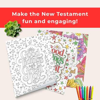LDS Sunday School Resources Come Follow Me 2027 Coloring Pages New Testament Study Materials Printable Adult Activity Sheets Digital Download Weekly Lesson Aids Relief Society Devotional Activities Church Teaching Resources Family Scripture