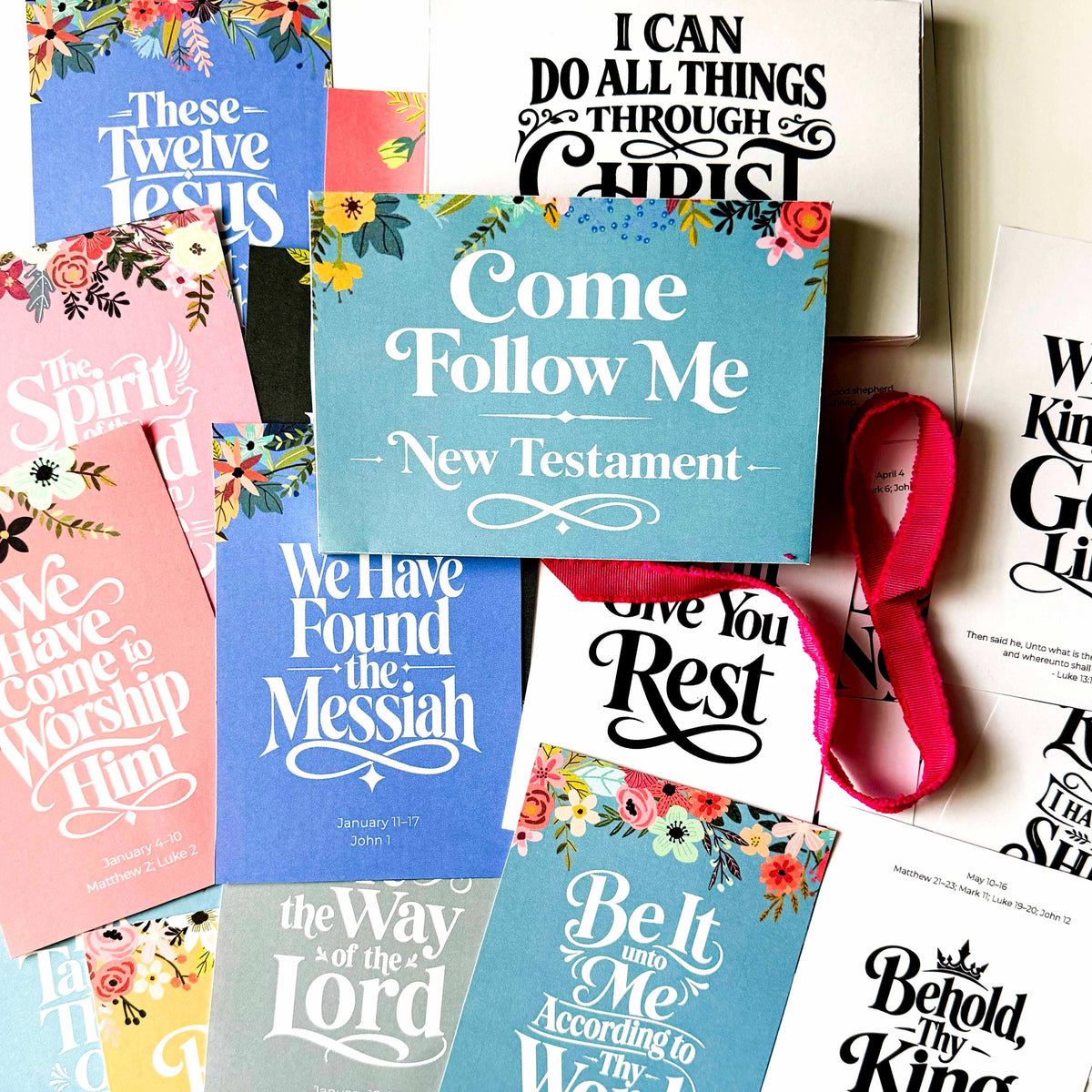 2027 Come Follow Me bundle, weekly scripture posters