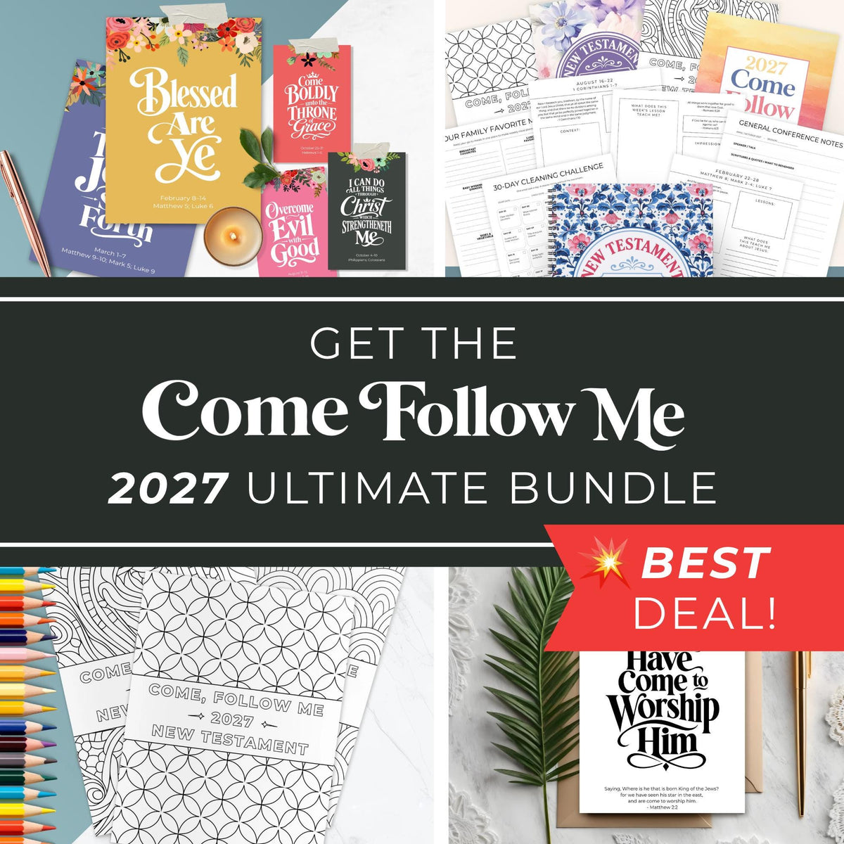 2027 Come Follow Me planner, Come Follow Me binder