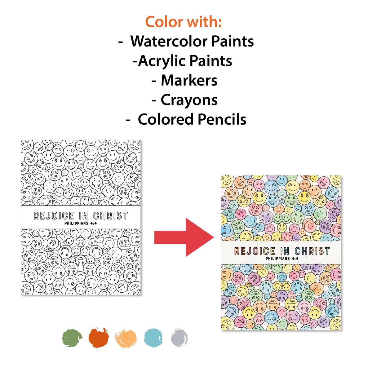 2027 youth theme coloring sheet, colored with paint, markers or pencils