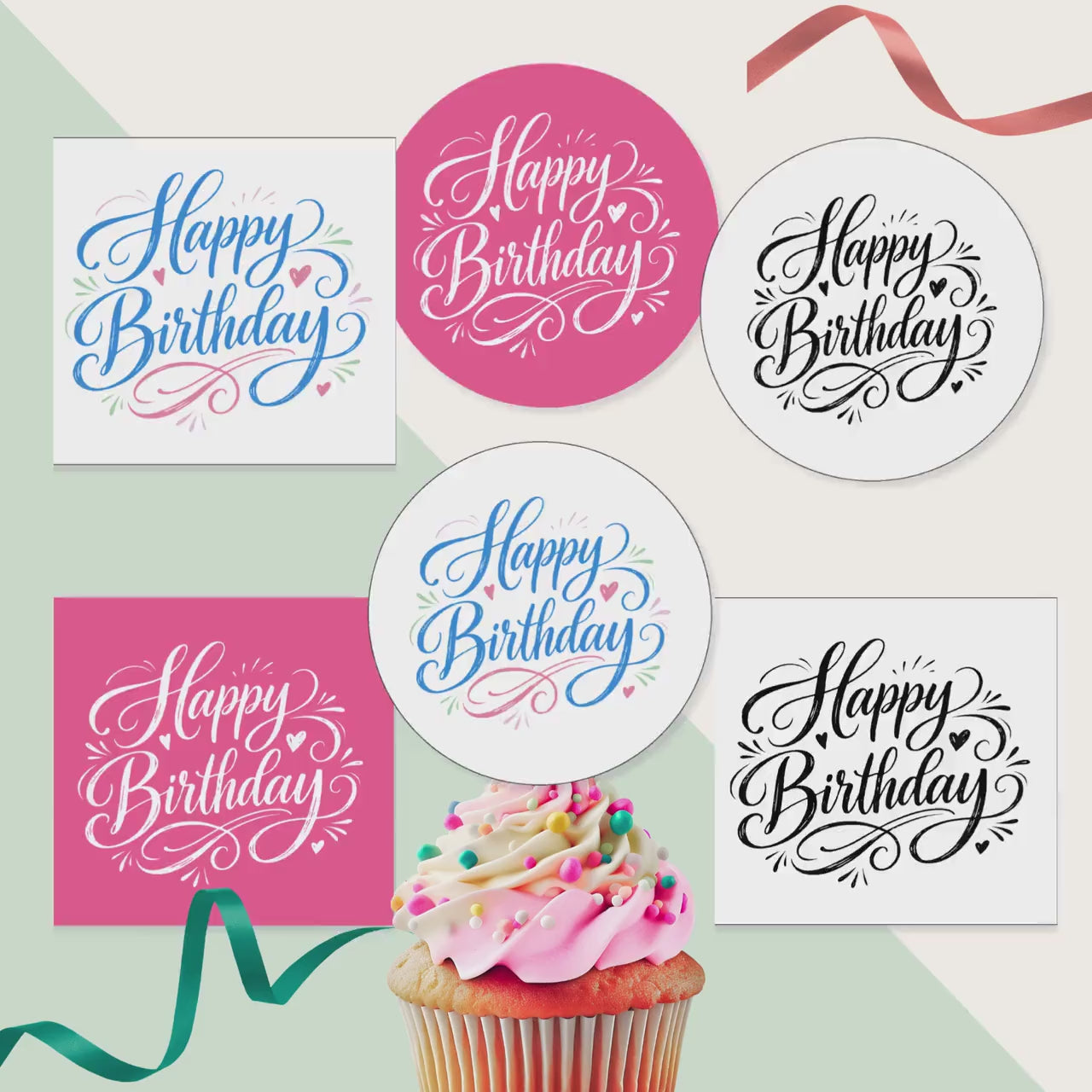 Happy Birthday Tag - Printable Gift Tags For LDS Primary, Relief Society, and Young Women Gifts (PDF)