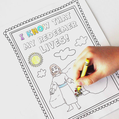 New Testament Coloring Book – Quiet Church Activities Bible Kit