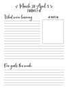 Come Follow Me 2022 Complete Weekly Printables & Family Journal Kit for Old Testament