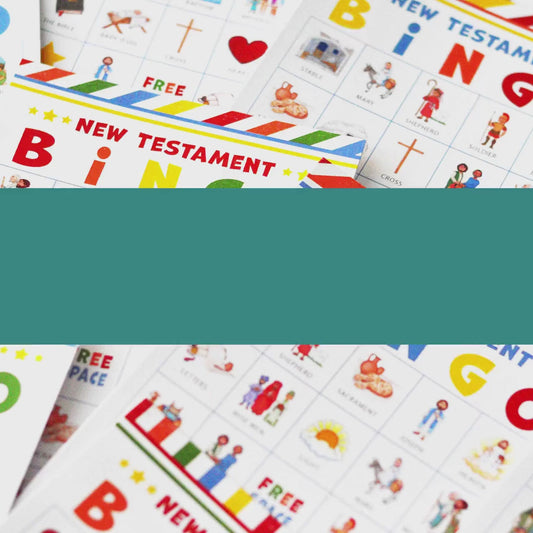 New Testament BINGO Printable Game | Bible Game for Kids