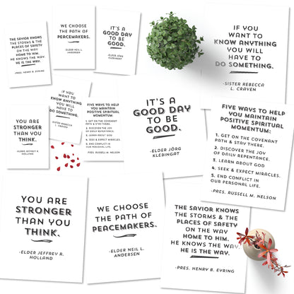 Free General Conference Quote Printables - April 2022