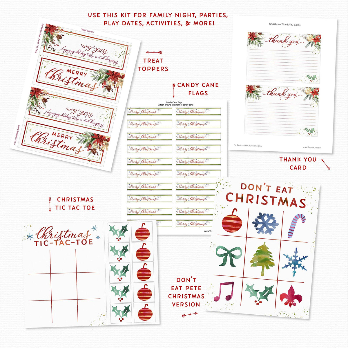 Christmas Activity Printable Kit – Ministering Printables