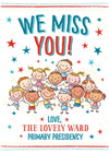 "We Miss You" Primary Card