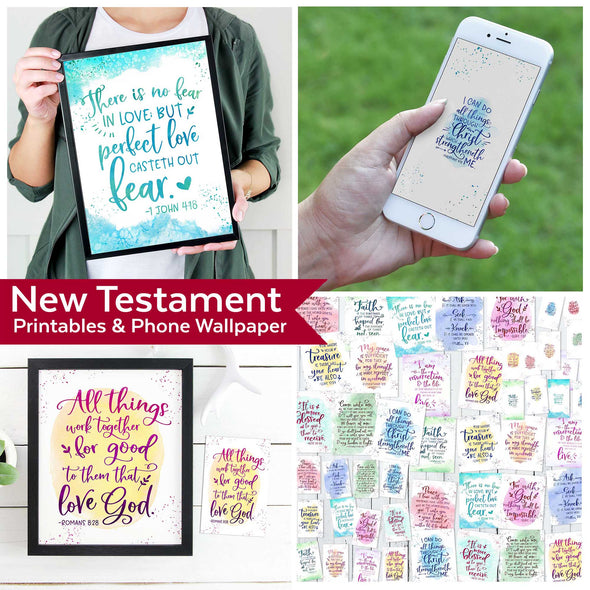 New Testament Scripture Printables And Wallpaper for Come Follow Me