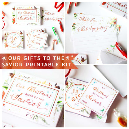 Our Gifts to the Savior Printable Box and Kit