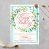 Relief Society Custom Birthday Card | LDS Relief Society Wreath Custom Card