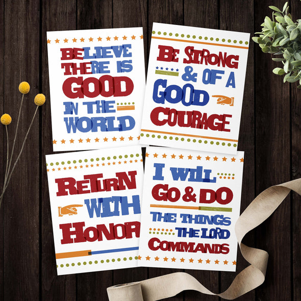 LDS Missionary Printable Bundle | Inspirational Poster Bundle