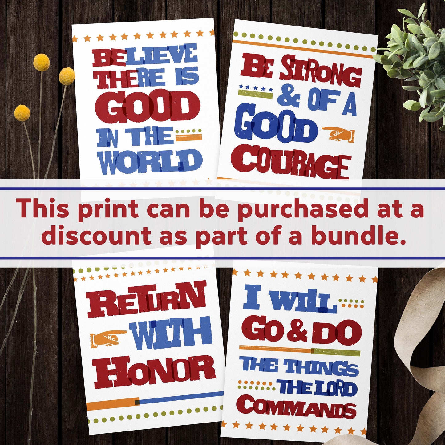 Be The Good Inspirational Poster Printable {Believe There Is Good in The World, Be the Good}